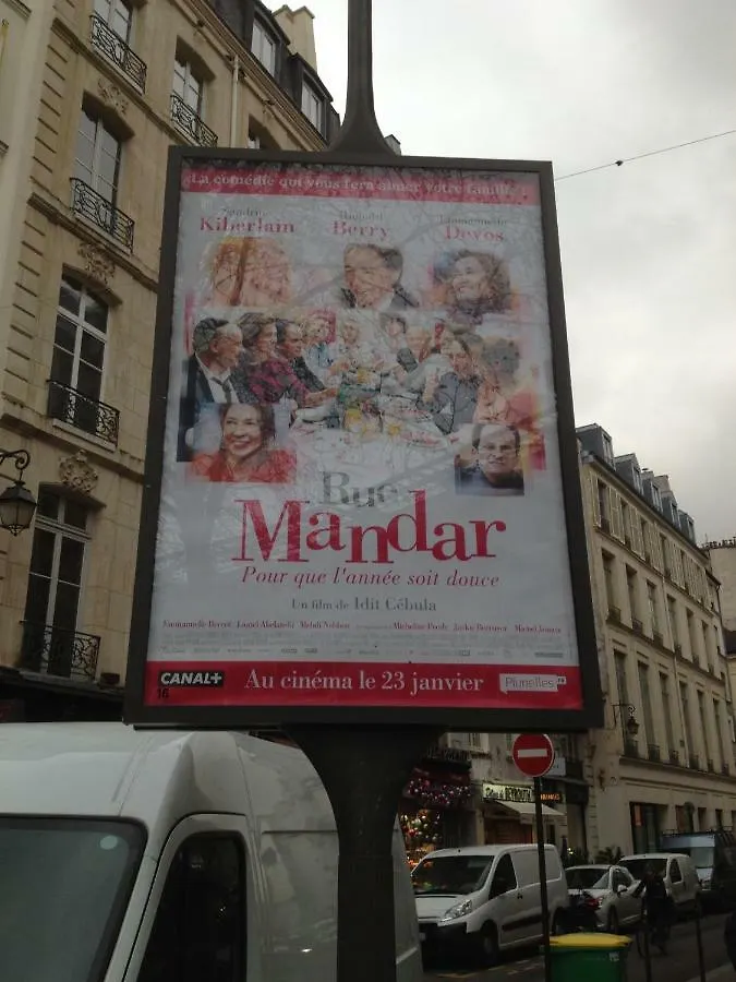 Soho Center/Marais/Pompidou/Louvre Daire Paris 0*,  Fransa
